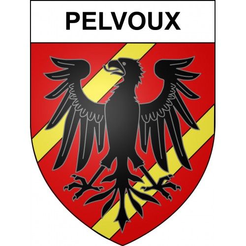Pelvoux 05 Ville Sticker Blason Écusson Autocollant Adhésif - Taille : 8 Cm