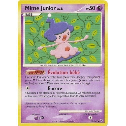 Mime Junior Niv.8 - Vainqueurs Supremes - 50 Pv 115/147