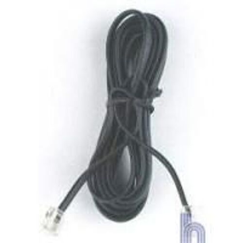 replica connection cable 6P4C/6P4C, 4adr., 3 m, RJ11 black, lose