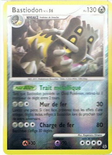Reverse Bastiodon Niv.56 - Pokemon - Platine 20