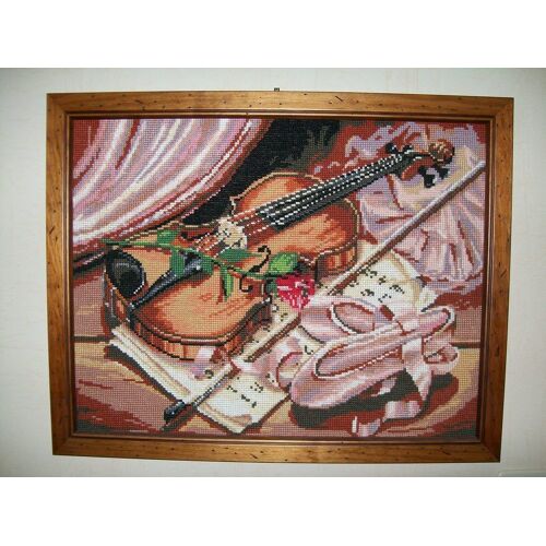 Canevas Violon Ballerine