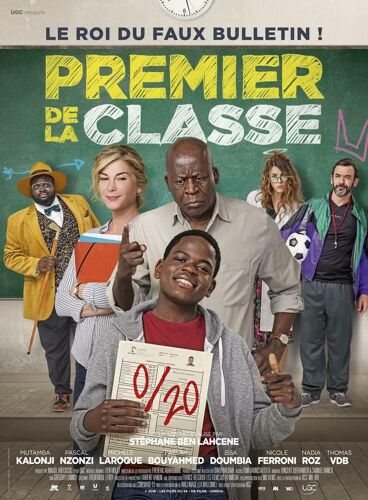 Premier De La Classe - Véritable Affiche De Cinéma Pliée - Format 120x160 Cm - De Stéphane Ben Lahcene Avec Mutamba Kalonji, Pascal Nzonzi, Michèle Laroque - 2019