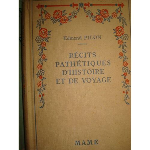 Recits Pathetiques D'histoire Et De Voyage