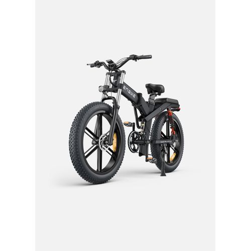 Vélo Électrique Pliable Engwe X26, Puissance Maximale De 1200 W, Autonomie De 100 Km, Pneus Larges De 26 Pouces, Triple Suspension, Double Batterie Pour Une Conduite Tout-Terrain