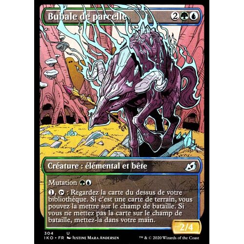 Bubale De Parcelle - Mtg - Ikoria La Terre Des Béhémoths - U - 304 - Visuel Alternatif