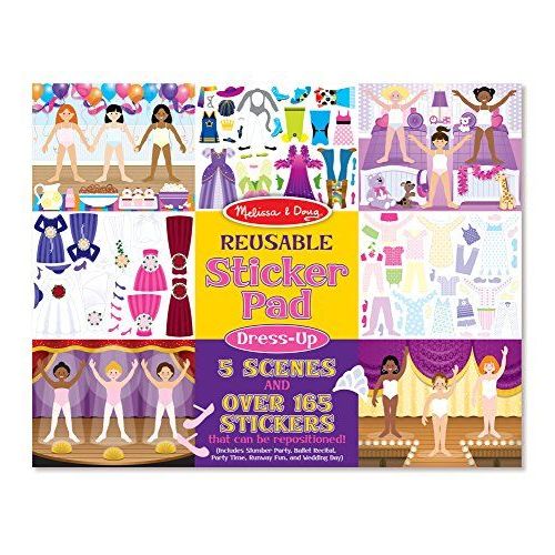 Melissa & Doug Dress-Up Reusable Sticker Pad