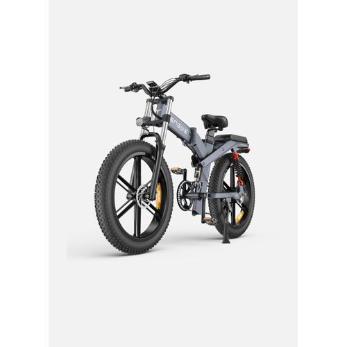Vélo Électrique Pliable Engwe X26, Puissance Maximale De 1200 W, Autonomie De 100 Km, Pneus Larges De 26 Pouces, Triple Suspension, Double Batterie Pour Une Conduite Tout-Terrain