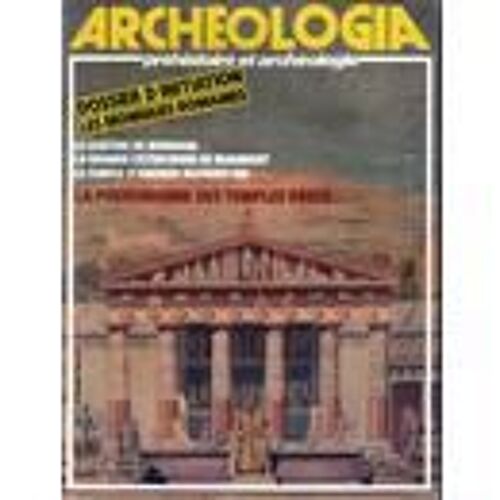 Archeologia N?169, Aout 1982