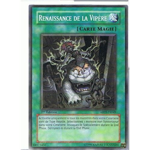 Renaissance De La Vipère - Yu-Gi-Oh! - Abpf-Fr049 - C