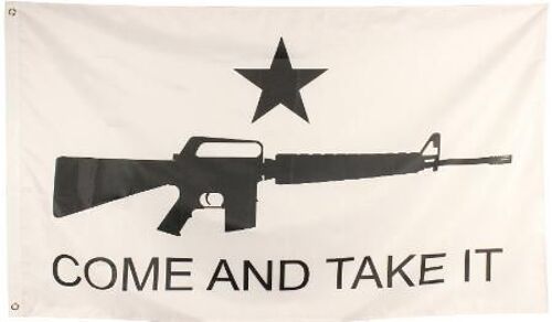 Bande Bleue Et Blanche 90x150 Cm Gonzales Historical Come And Take It Black Flag, 90x150cm Drapeau Haute Qualité ""Nipseyteko""