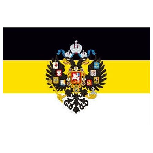 A 90x150 Cm Bannière De 90x150cm, Dieu Russe Avec Aigle Américain, Drapeau Impérial De Russie Drapeau Haute Qualité ""Nipseyteko""