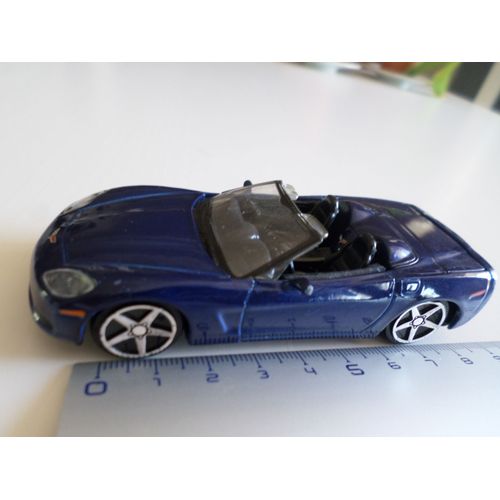 Chevrolet Cabriolet Corvette Bleu-Maisto