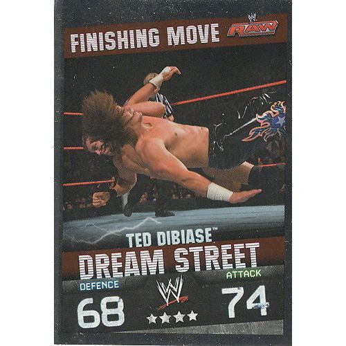 Carte Slam Attax Evolution Finishing Move Ted Dibiase/Dream Street