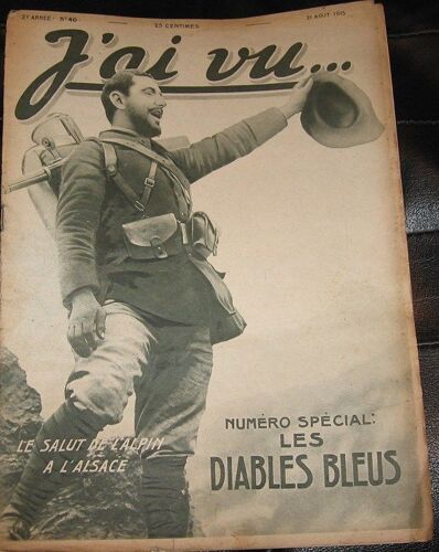 J'ai Vu N° 40 Du 21/08/1915