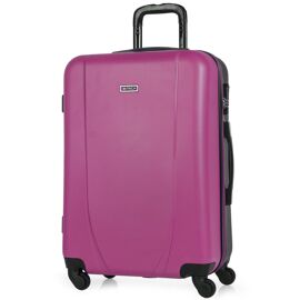 Valise De Voyage Rigide 4 Roues Trolley De Taille Moyenne 65 Cm En ABS. Résistante Et Légère. Poignée 2 Anses Et Cadenas. Étudiant Et Professionnel. 71160