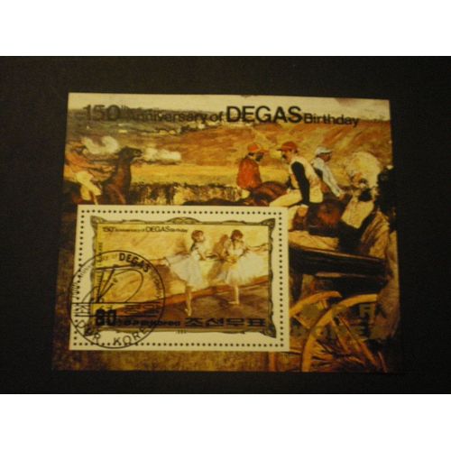 Corée Bloc Hommage A Degas
