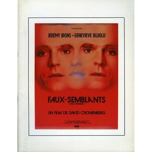 Faux- Semblants -  N° 0 : Dossier De Presse Du Film De David Cronenberg - Jeremy Irons - Genevieve Bujold-