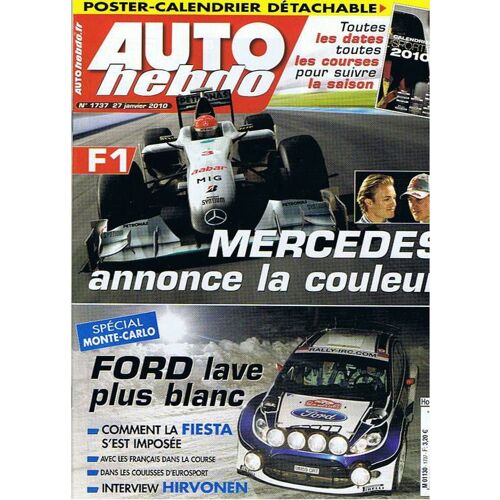 Auto Hebdo  N° 1737 : Mercedes Annonce La Couleur