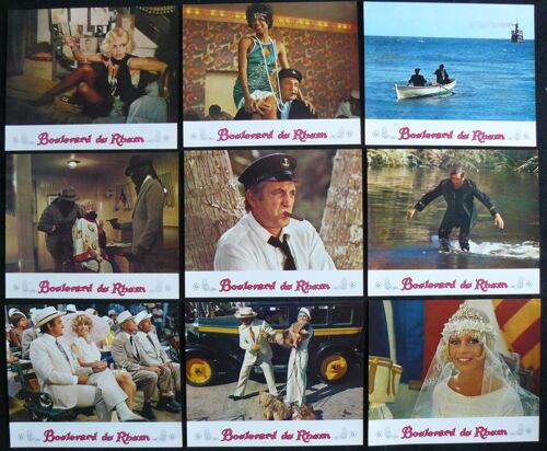 Brigitte Bardot * Lino Ventura * Boulevard Du Rhum * Robert Enrico - Film 1971 - 9 Photos D'exploitation Originales De Cin?ma * Chaque Affiche 23x28 Cm - Brigitte Bardot ; Lino Ventura ; Bill Travers