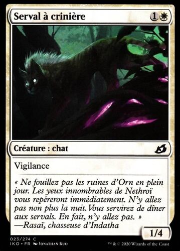 Serval À Crinière - Mtg - Ikoria La Terre Des Béhémoths - C - 23/274