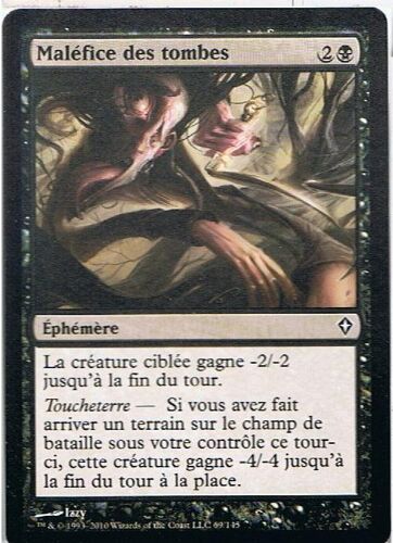 Maléfice Des Tombes  - Magic Mtg - Worldwake 69 - C
