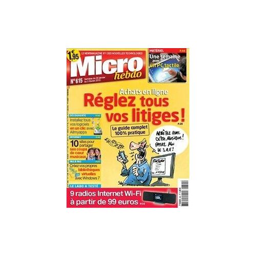 Micro Hebdo N° 615 : Réglez Tous Vos Litige