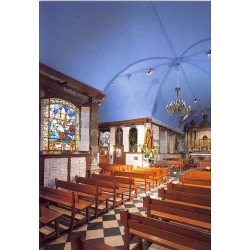 Honfleur : Intérieur De La Chapelle Notre Dame De Grâce (Ref N150)