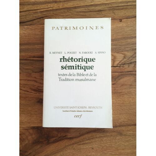 Rhétorique Sémitique