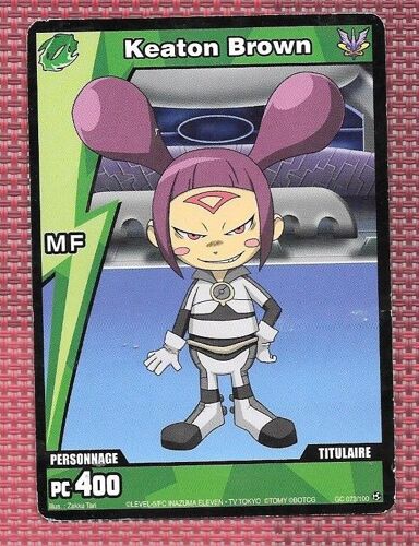 N° Gc 073 /100 Keaton Brown Inazuma Eleven Champions Galactiques (2013)