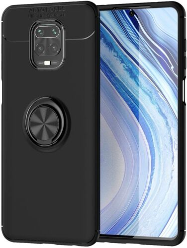 Pack Coque magnétique aimantée Housse Protection Xiaomi Redmi Note 9 PRO avec Support Stand Voiture Magnétique à Grille d'aération Universel sans Fil - Accessoires Pochette Redmi Note 9 PRO