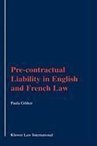 Pre-Contractual Liability In English And French Law