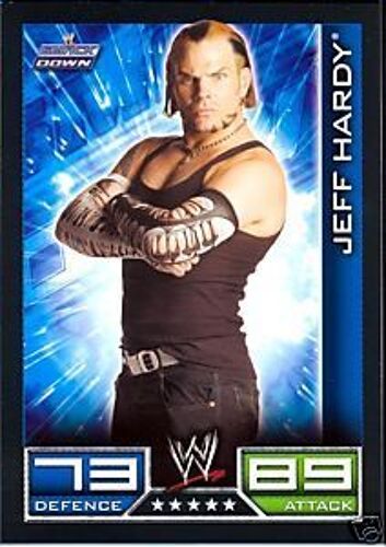 Carte Slam Attax  Jeff Hardy +1 Carte Offerte