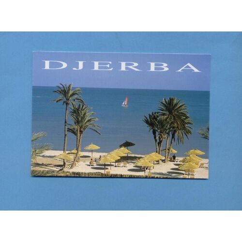 Carte Postale Publicitaire Advertising Postcard Djerba Tunisie Tunisia