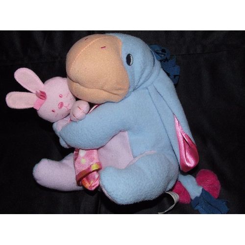 Ane Bourriquet Doudou Fisher Price Mattel Disney Peluche Et Son Doudou Lapin Grelot 25 Cm