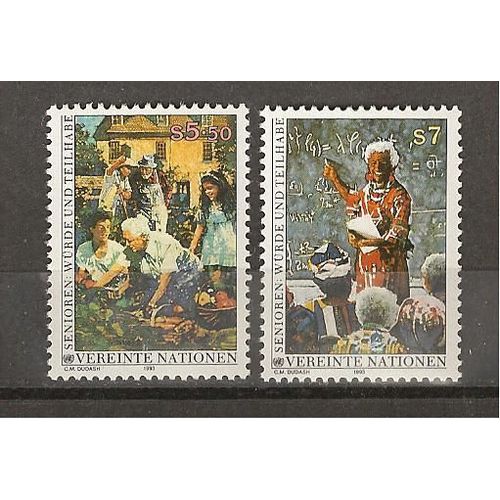 Nation Sunies Vienne Année 1993 N° 157 158 Neufs