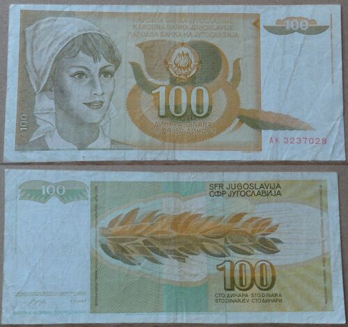 100 Dinara (Yougoslavie)