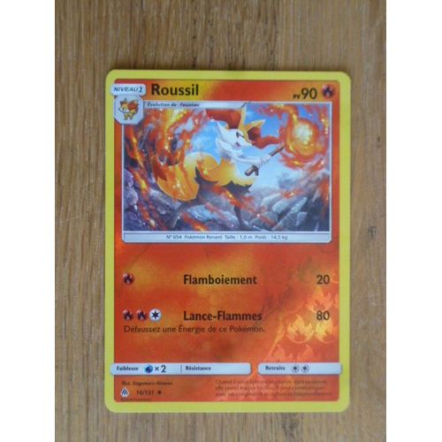 Carte Pokémon - Roussil Brillante 90 Pv - 16/131 - Lumière Interdite