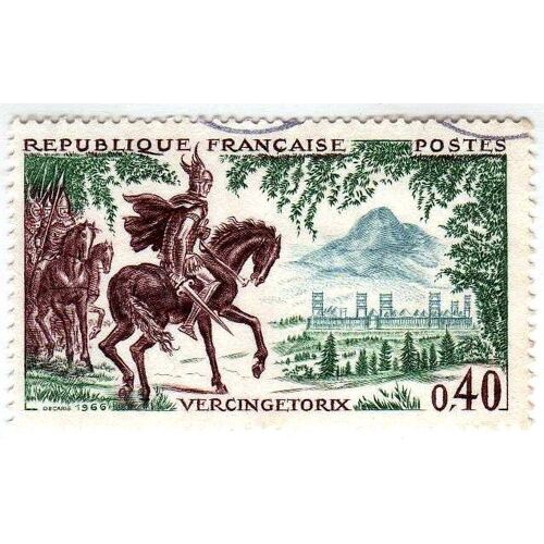 France 1966 - Y&t N°1495 - 40c - Grand Nom De L'histoire - Vercingétorix - Oblitéré