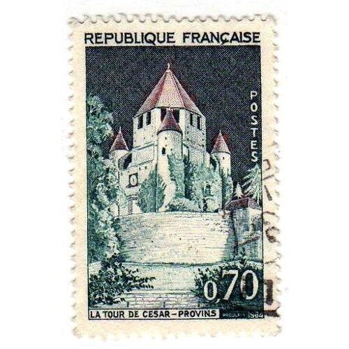 France 1963-65 - Y&t N°1392a - 70c - Tour De César À Provins - Oblitéré