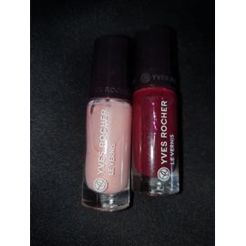 Lot 2 Vernis À Ongles Rose Et Bordeaux Bordeaux