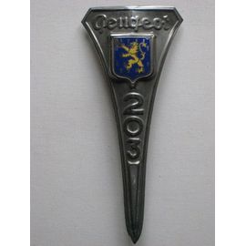 Plaque Calandre 203 Peugeot