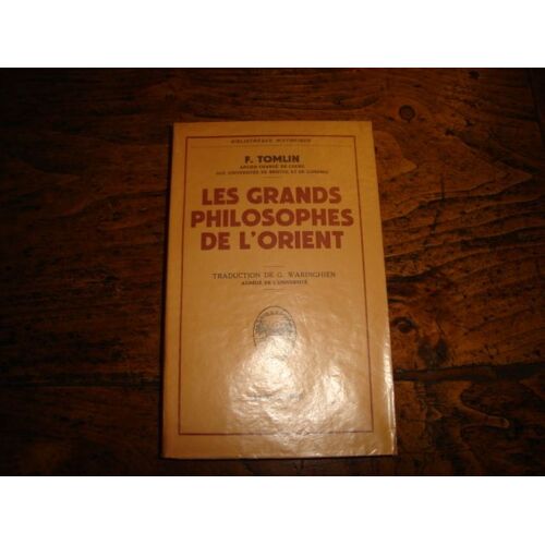 Les Grands Philosophes De L'orient