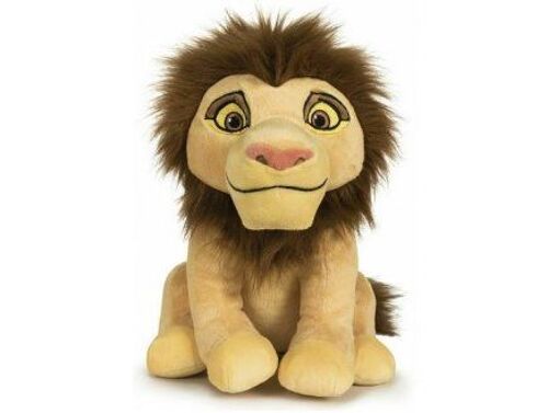 Peluche Disney Le Roi Lion : Lion Mufasa 29 Cm - Doudou Enfant - Licence Disney