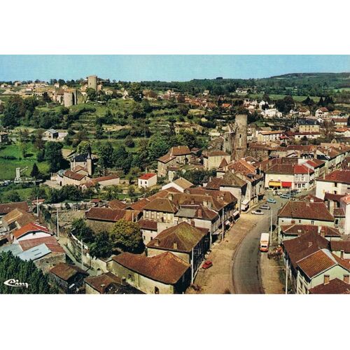Chalus. 87. Vue Générale Aérienne.