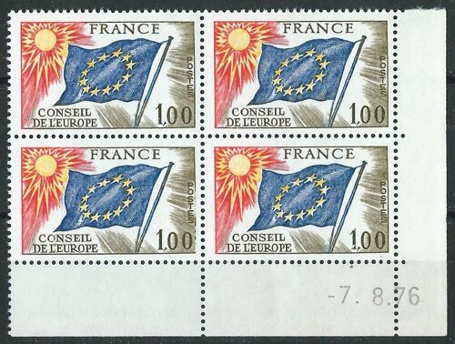Coin Daté Conseil De L'europe Drapeau N° 49 Neuf** 7 Aout 1976