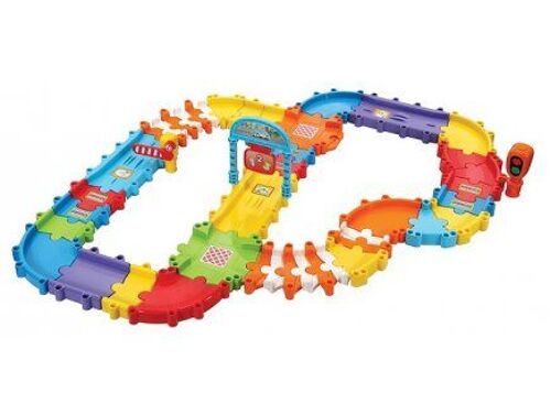 Tut Tut Bolides - Super Pack Multipiste Twist 46 Pieces Et Accessoires - Circuit Vehicule Vtech - Extension Univers Tut Tut Bolides, Animo, Copains