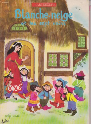 Livre Disque Blanche -Neige Et Les Sept Nains Alb 5023