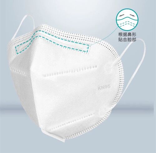 100pcs Masque Ffp2 Kn95 Masque Anti-Pollution Masque Jetables Masque De Protection Anti-Poussière 5 Couches 95% Filtration