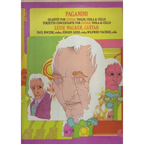 Paganini . Quartet For Guitar Violin . Viola & Cello . Terzetto Concertante For Guitar  Viola & Cello