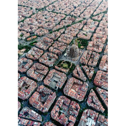PUZZLE Puzzle 1000 p - Barcelone vue du ciel